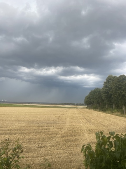 Gewitterwolken am Himmel