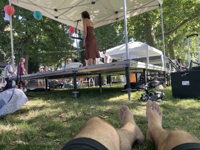 Musik auf dem Straßenfest von Hildesheim