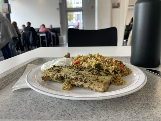 Tofu mit Bulgur