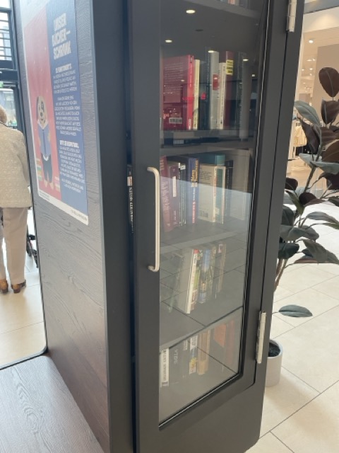 Öffentlicher Bücherschrank in der Arneken Galerie Hildesheim