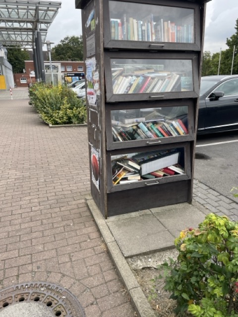 Bücherschrank am Marienburger Platz in Hildesheim