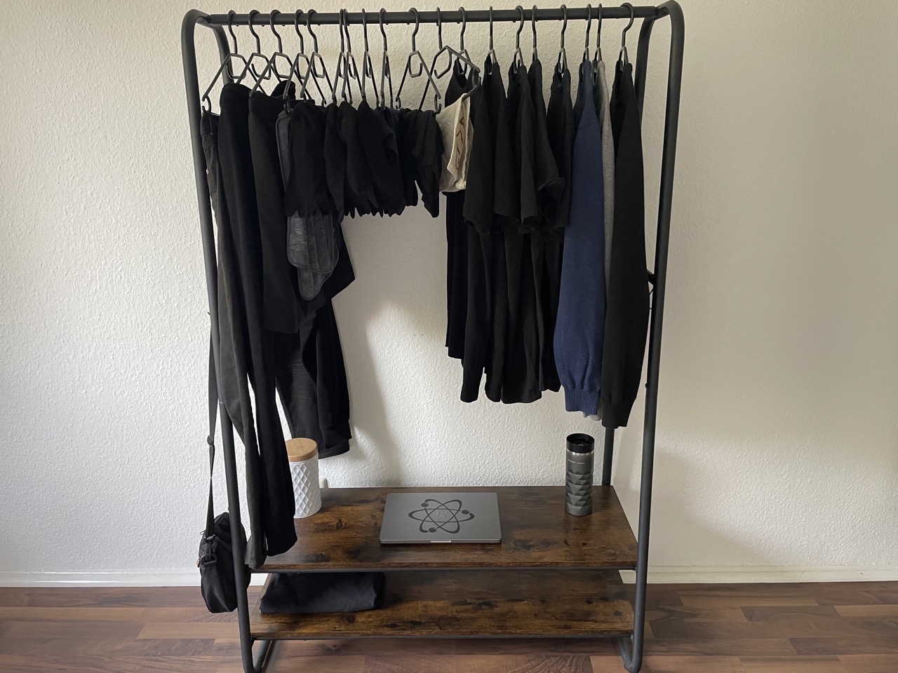 Garderobe eines Minimalisten